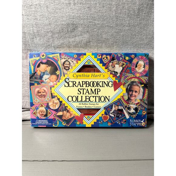 Cynthia Hart's Scrapbooking Stamp Collection Rubber Stampede 26 Stamps NEW - Picture 1 of 3